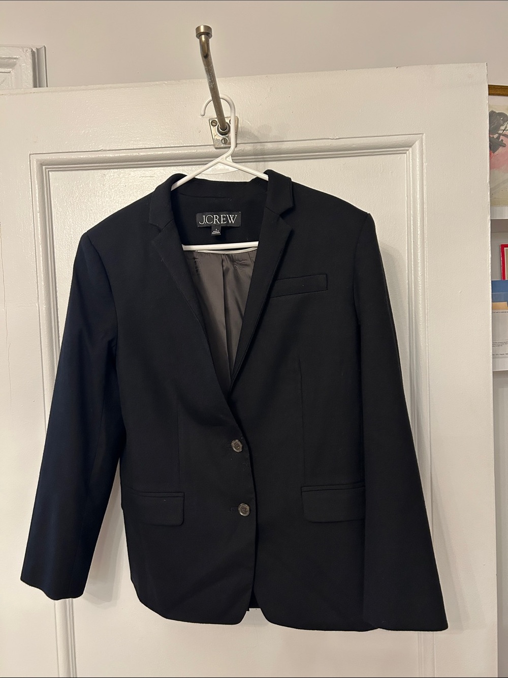 J. Crew Black Women's Two-Button Tailored Blazer
